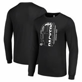 Green Bay Packers Starter Half Helmet Logo Long Sleeve T-Shirt - Black cheap