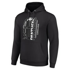 Carolina Panthers Starter Unisex Half Helmet Logo Pullover Hoodie - Black outlet