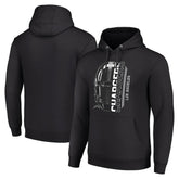 Los Angeles Chargers Starter Unisex Half Helmet Logo Pullover Hoodie - Black for sale