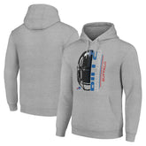 Buffalo Bills Starter Unisex Half Helmet Logo Pullover Hoodie - Heather Gray sale