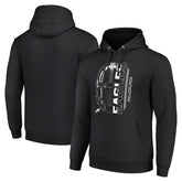 Philadelphia Eagles Starter Unisex Half Helmet Logo Pullover Hoodie - Black outlet
