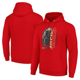San Francisco 49ers Starter Unisex Half Helmet Logo Pullover Hoodie - Scarlet for sale