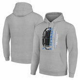 Detroit Lions Starter Unisex Half Helmet Logo Pullover Hoodie - Heather Gray discount