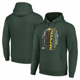 Green Bay Packers Starter Unisex Half Helmet Logo Pullover Hoodie - Green sale