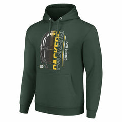 Green Bay Packers Starter Unisex Half Helmet Logo Pullover Hoodie - Green sale