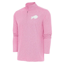 Buffalo Bills Antigua Hunk Quarter-Zip Pullover Top - Pink cheap
