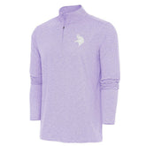 Minnesota Vikings Antigua Hunk Quarter-Zip Pullover Top - Lavender online
