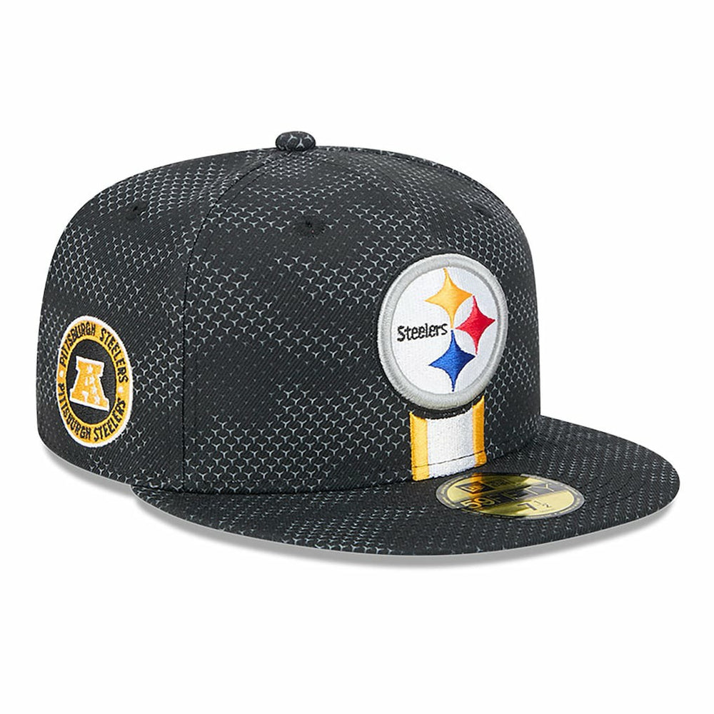 Pittsburgh Steelers New Era 2024 Sideline 59FIFTY Fitted Hat - Black cheap