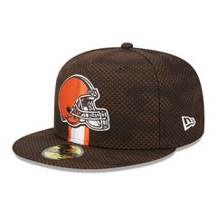 Cleveland Browns New Era 2024 Sideline 59FIFTY Fitted Hat - Brown on sale