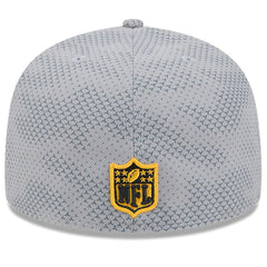 Pittsburgh Steelers New Era 2024 Sideline 59FIFTY Fitted Hat - Gray discount