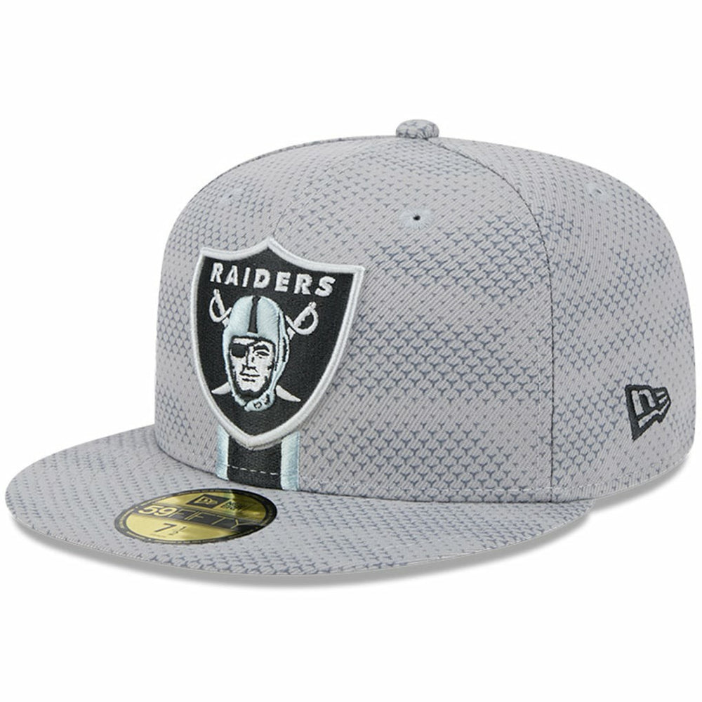 Las Vegas Raiders New Era 2024 Sideline 59FIFTY Fitted Hat - Gray on sale
