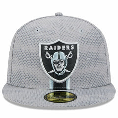 Las Vegas Raiders New Era 2024 Sideline 59FIFTY Fitted Hat - Gray on sale