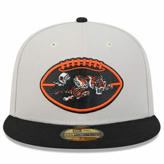 Cincinnati Bengals New Era 2024 Sideline Historic 59FIFTY Fitted Hat - Stone/Black sale