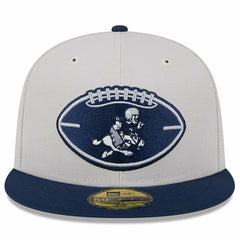 Dallas Cowboys New Era 2024 Sideline Historic 59FIFTY Fitted Hat - Stone/Navy for sale