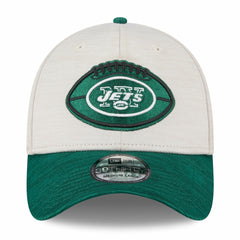 New York Jets New Era 2024 Sideline Historic 39THIRTY Flex Hat - Stone/Green cheap