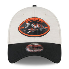 Cincinnati Bengals New Era 2024 Sideline Historic 39THIRTY Flex Hat - Stone/Black for sale