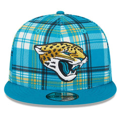 Jacksonville Jaguars New Era Youth 2024 Sideline Statement 9FIFTY Snapback Hat - Teal discount