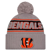 Cincinnati Bengals New Era 2024 Sideline Sport Cuffed Knit Hat with Pom - Gray online