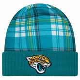 Jacksonville Jaguars New Era Sideline Statement Cuffed Knit Hat - Teal sale