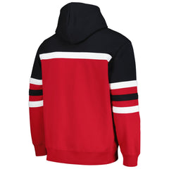 Portland Trail Blazers Head Coach Pullover Hoodie - Red/Black | Mitchell & Ness discount