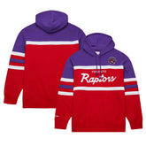 Toronto Raptors Head Coach Pullover Hoodie - Red/Purple | Mitchell & Ness for sale
