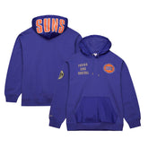 Phoenix Suns Team OG 2.0 Vintage Logo Fleece Pullover Hoodie - Purple | Mitchell & Ness online