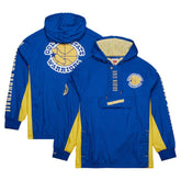 Golden State Warriors Team OG 2.0 Vintage Logo Anorak Windbreaker Quarter-Zip Jacket sale - Royal | Mitchell & Ness for sale