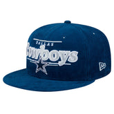 Dallas Cowboys New Era Display Corduroy 9FIFTY Snapback Hat - Navy for sale