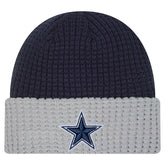 Dallas Cowboys New Era Waffled Cuffed Knit Hat - Navy sale