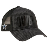 Dallas Cowboys New Era Midnight Ink Tonal A-Frame 9FORTY Adjustable Hat - Graphite sale