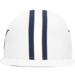 Dallas Cowboys New Era Helmet 9FIFTY Snapback Hat - White sale
