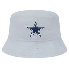 Dallas Cowboys New Era Helmet Bucket Hat - Gray on sale