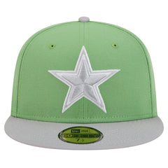 Dallas Cowboys New Era Two-Tone Color Pack 59FIFTY Fitted Hat - Green/Gray on sale