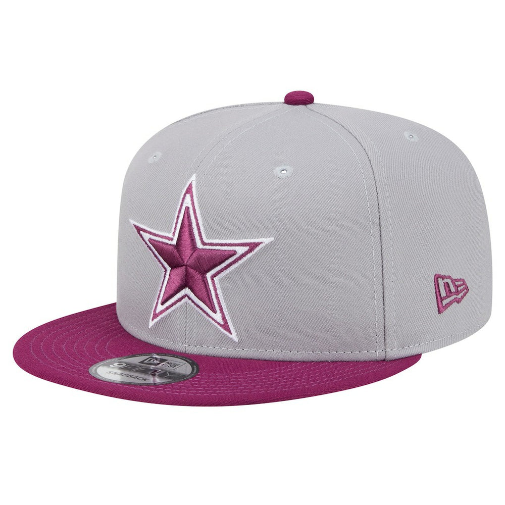 Dallas Cowboys New Era Two-Tone Color Pack 9FIFTY Snapback Hat - Gray for sale