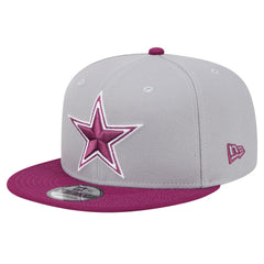 Dallas Cowboys New Era Two-Tone Color Pack 9FIFTY Snapback Hat - Gray for sale