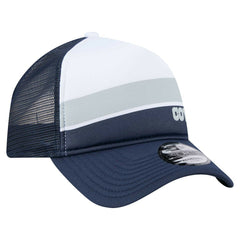 Dallas Cowboys New Era Preschool Sport Night Color Block 9FORTY A-Frame Trucker Adjustable Hat - White/Navy on sale