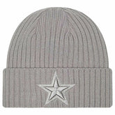 Dallas Cowboys New Era Youth Tonal Color Pack Cuffed Knit Hat - Gray for sale