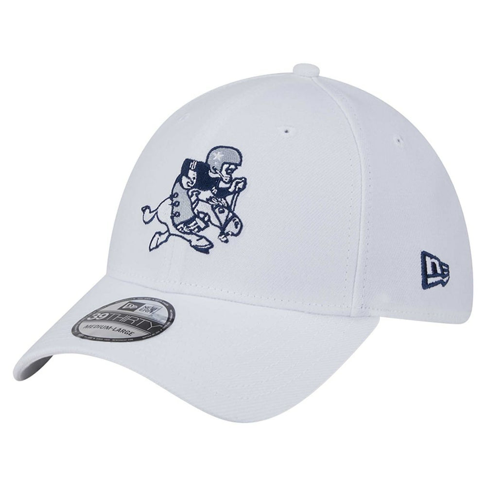 Dallas Cowboys New Era Throwback 39THIRTY Flex Hat - White discount