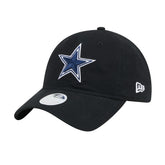 Dallas Cowboys New Era Women's Main 9TWENTY Adjustable Hat - Black for sale