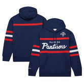 Florida Panthers Mitchell & Ness Head Coach Pullover Hoodie Navy