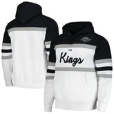 Los Angeles Kings Mitchell & Ness Head Coach Pullover Hoodie White/Black