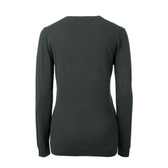 Atlanta Falcons Cutter & Buck Women's Throwback Logo Lakemont Tri-Blend V-Neck Pullover Sweater - Heather Charcoal online