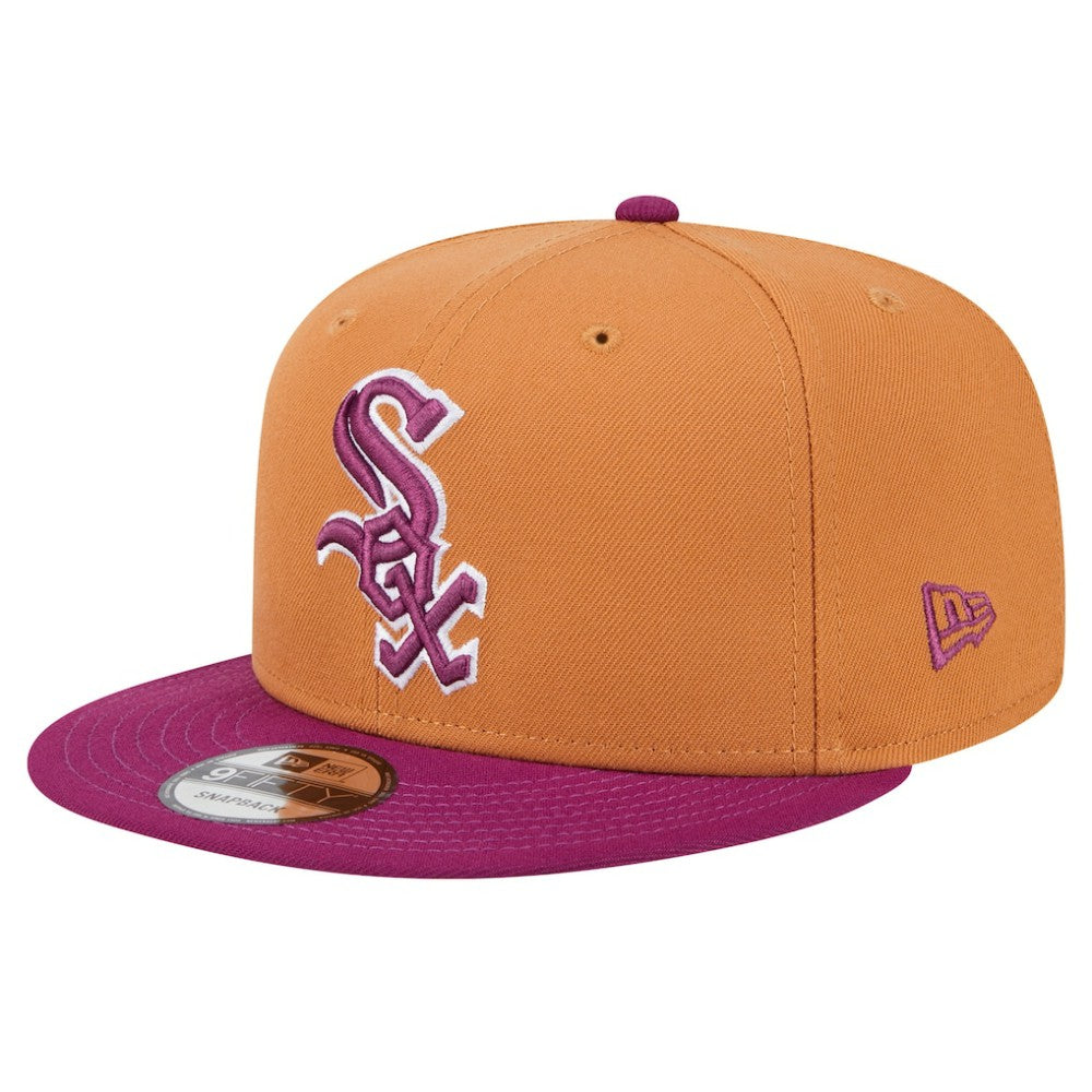 Chicago White Sox Color Pack Two-Tone 9FIFTY Snapback Hat - Brown/Purple | New Era