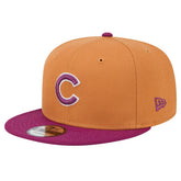 Chicago Cubs Color Pack Two-Tone 9FIFTY Snapback Hat - Brown/Purple | New Era