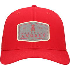 Los Angeles Angels Labeled 9SEVENTY Stretch-Snap Adjustable Hat - Red | New Era