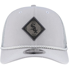 Chicago White Sox Logo 9SEVENTY Stretch-Snap Adjustable Hat - Gray | New Era