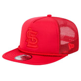St. Louis Cardinals Tone Foam Meshback Golfer Snapback Hat - Red | New Era