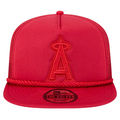 Los Angeles Angels Tone Foam Meshback Golfer Snapback Hat - Red | New Era