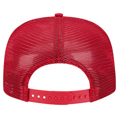 Los Angeles Angels Tone Foam Meshback Golfer Snapback Hat - Red | New Era