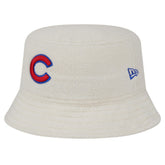 Chicago Cubs Women's Chrome Cozy Bucket Hat - White | New Era